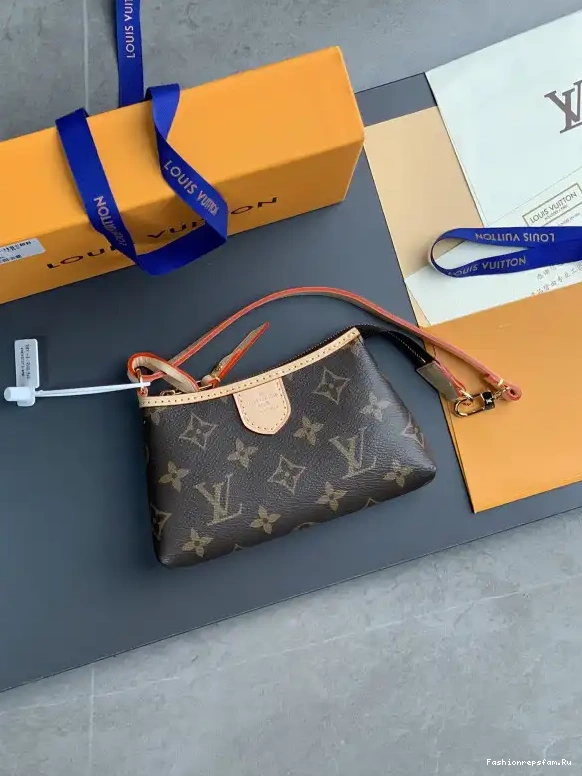 FS CHEAP Mini Delightful Pouch LOUIS Monogram Pochette VUITTON 0606